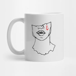 Bust Lineart Mug